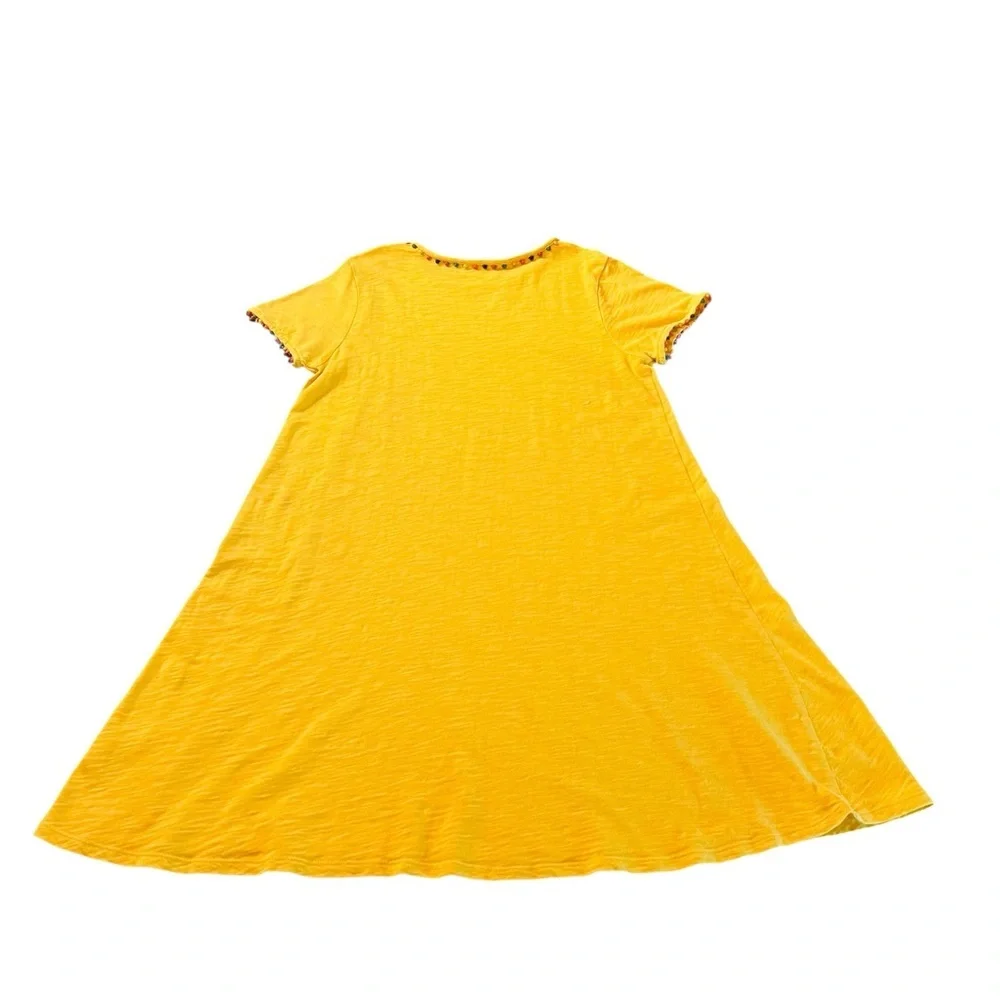 Boden Yellow Casual Kids Cotton Dress Size 11-12Y